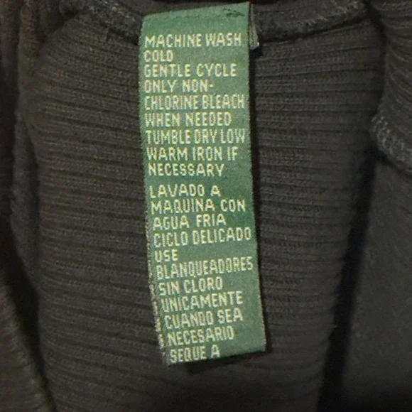 Lauren Ralph Lauren Ribbed Midi Dress Black Size‎ L - Picture 5 of 6